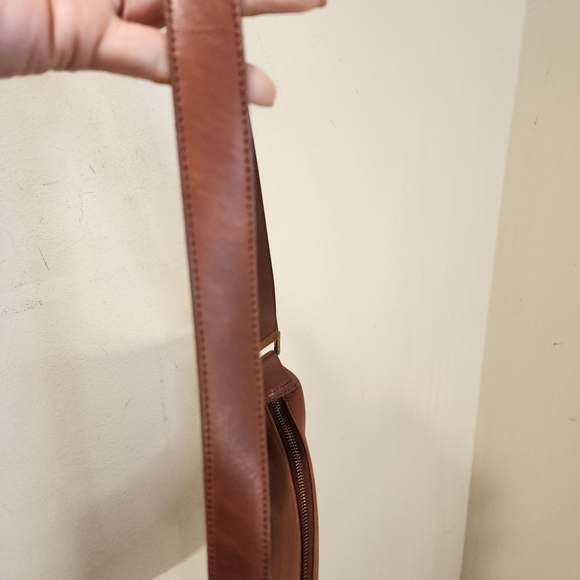 Nine West Vintage Brown Leather Shoulder Bag - Picture 8 of 15